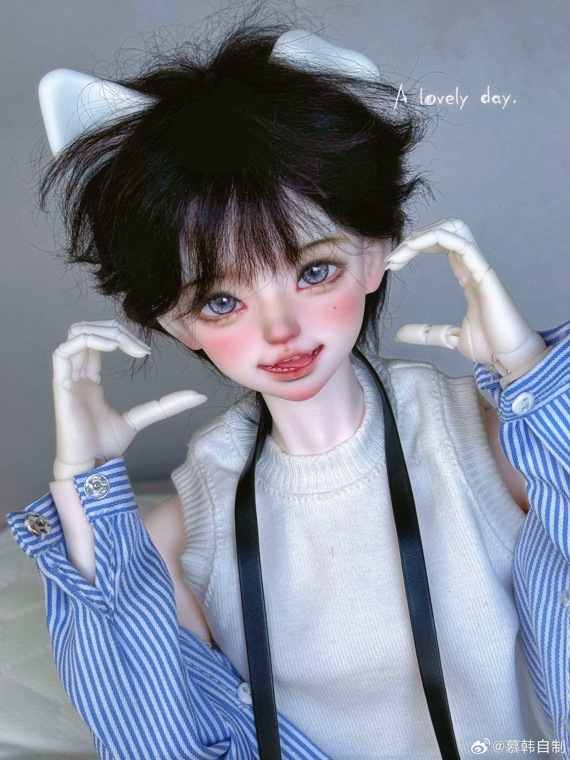 Muhan - Happy puppy(BJD Head) : Instock - Anubis Doll Café