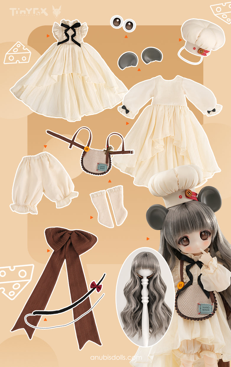 Tinyfox x DolleyDoll - Mousse (BJD Fullset) : PreOrder - Anubis Doll Café