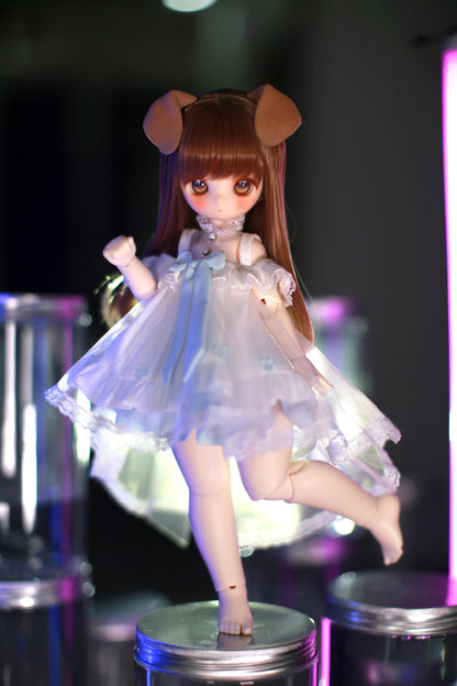 Shoushoudoll - Little meaw bean & Little rabbit bean (BJD doll) - Anubis Doll Café