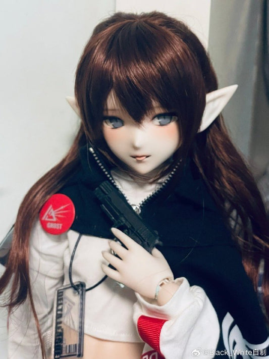 Black_White - Carve 15th (BJD Head) : Instock - Anubis Doll Café