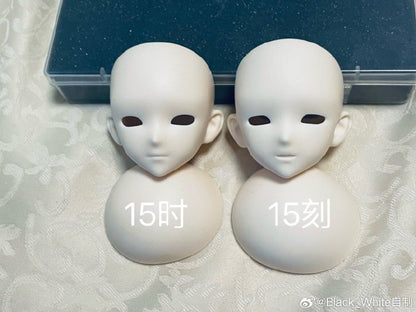 Black_White - Carve 15th (BJD Head) : Instock - Anubis Doll Café