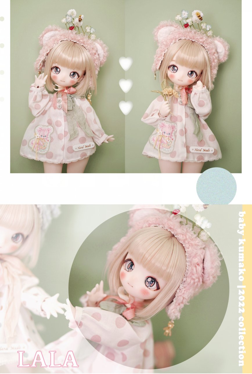 PUYOODOLL BABY KUMAKO LALAヘッドボディ