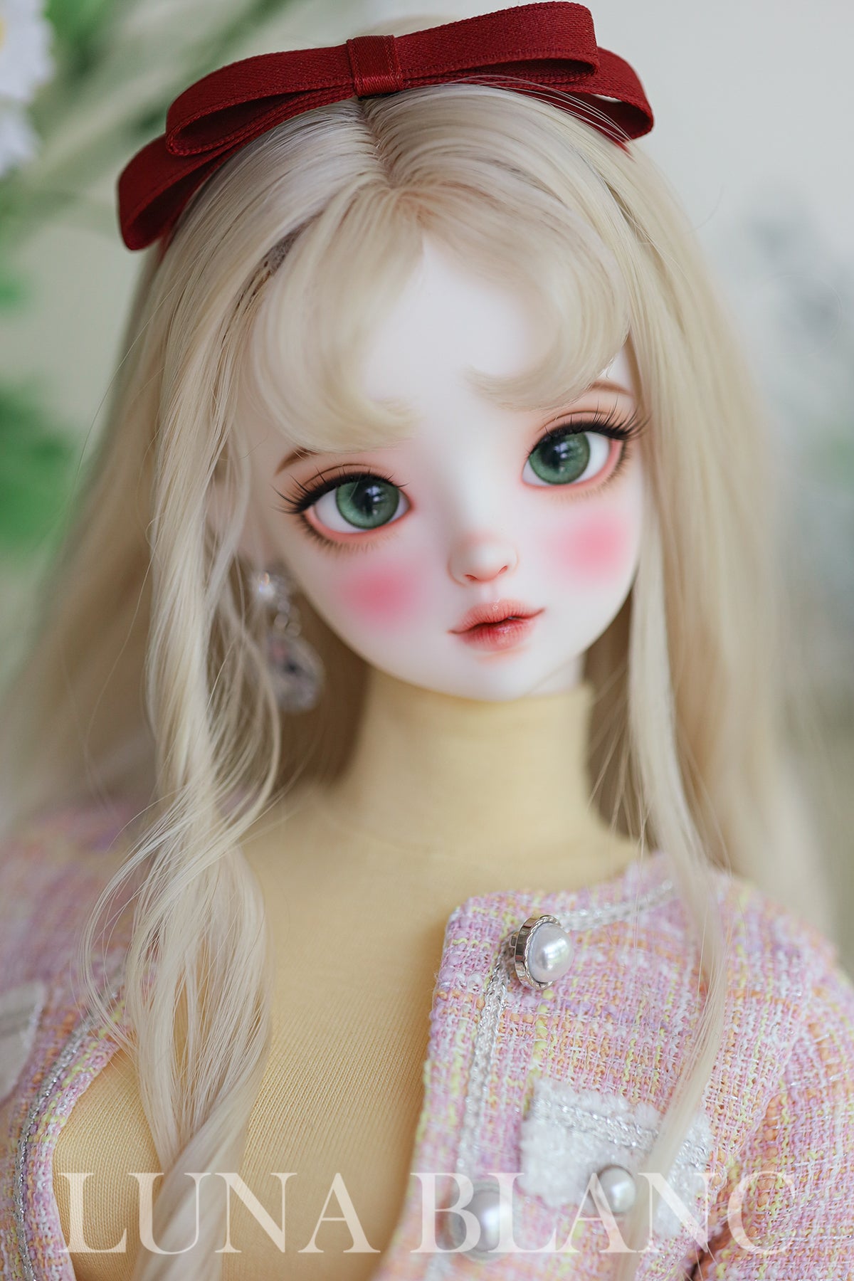 Luna blanc - Maylily Milk white (BJD Head) : Instock