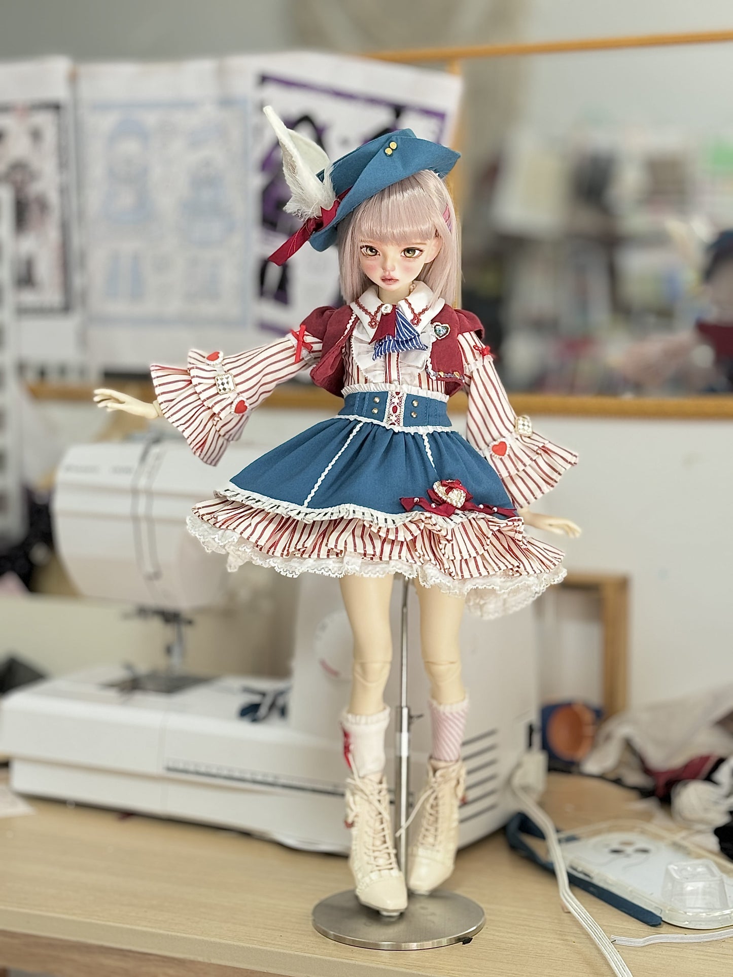 Iron pot simmering - Clown in Amusement Park (BJD Cloth) - Anubis Doll Café