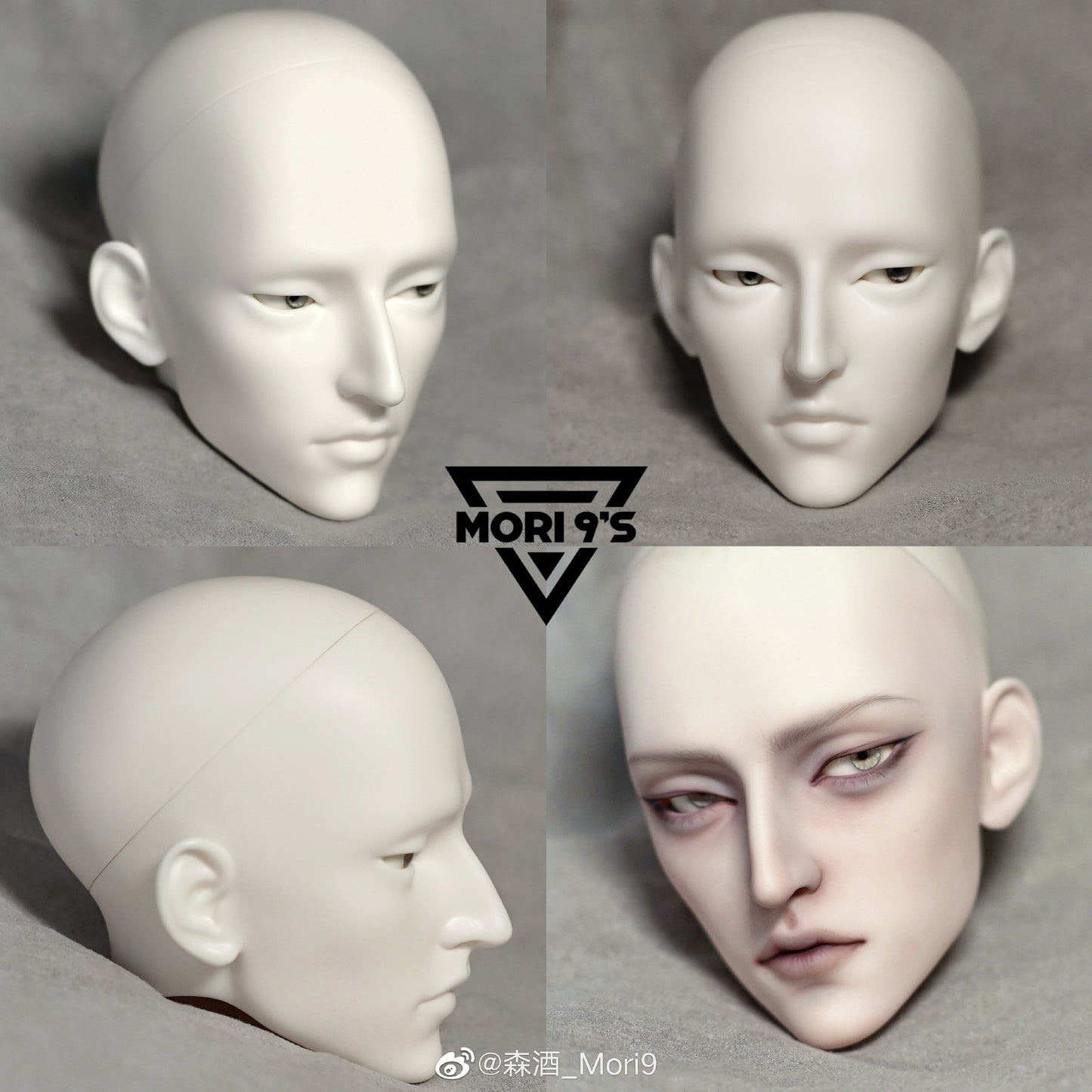 Mori9 - Lyra (BJD Head) - Anubis Doll Café