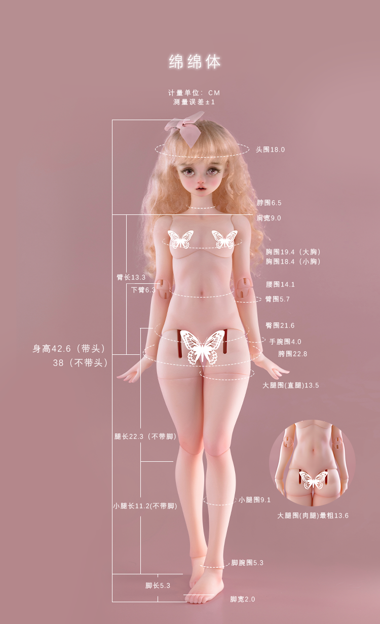 AEDOLL - Mianmian body (BJD Body) : PreOrder