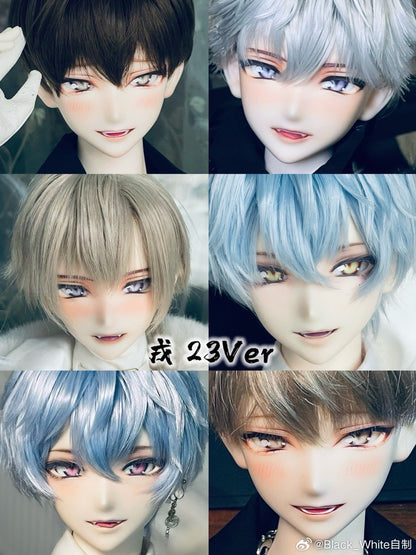 Black_White - Rong23VER (BJD Head) : PreOrder - Anubis Doll Café