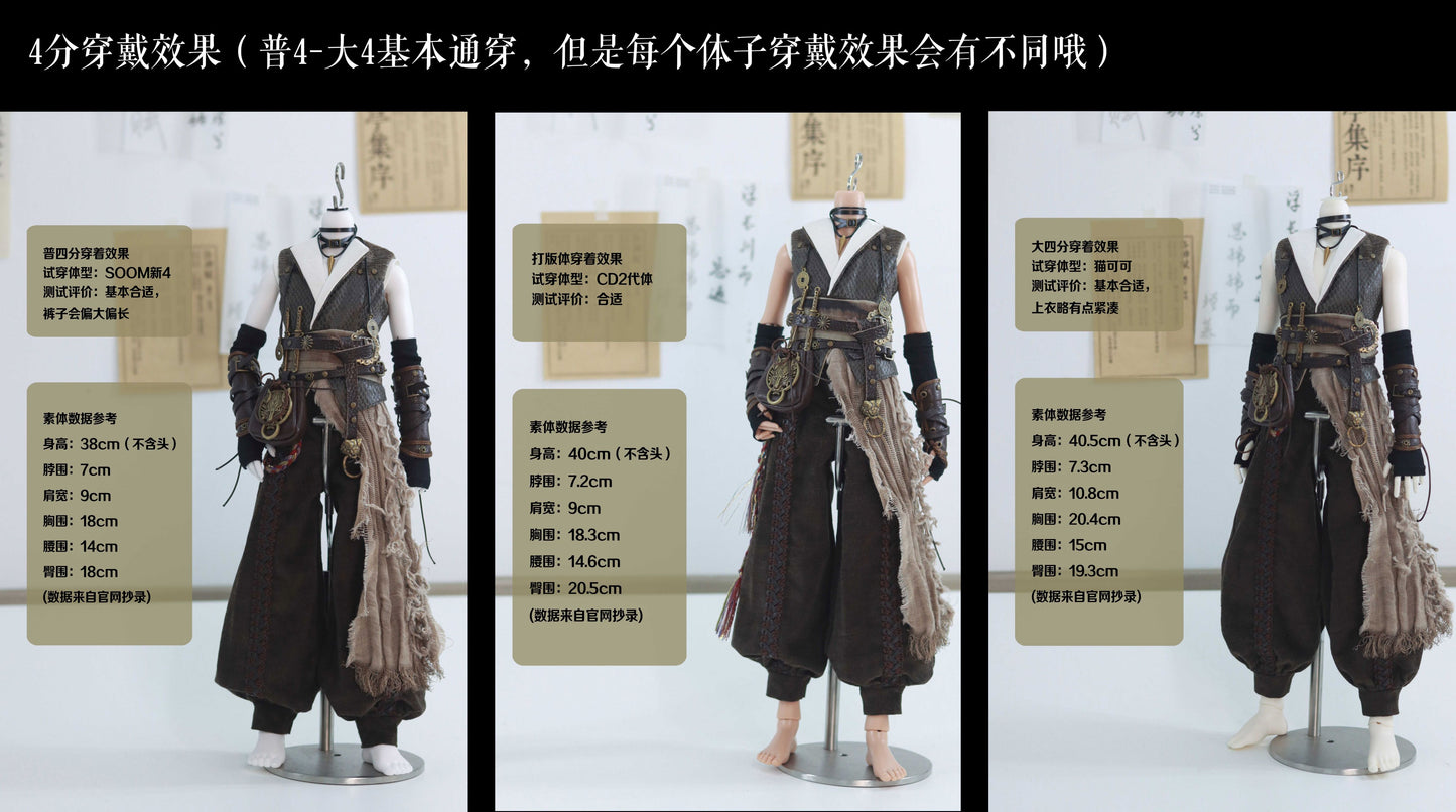 Crane Dream Pavilion - Jianghu Ke (BJD Cloth) : PreOrder