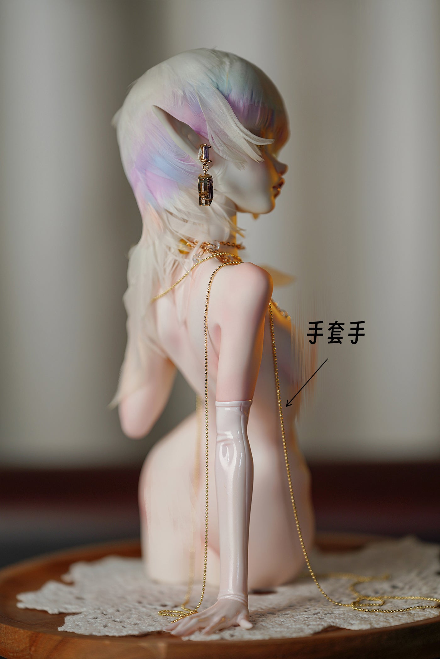 Coral Reef x Jiu Er Cat - Witch & Girl (BJD Bust Stand) : PreOrder