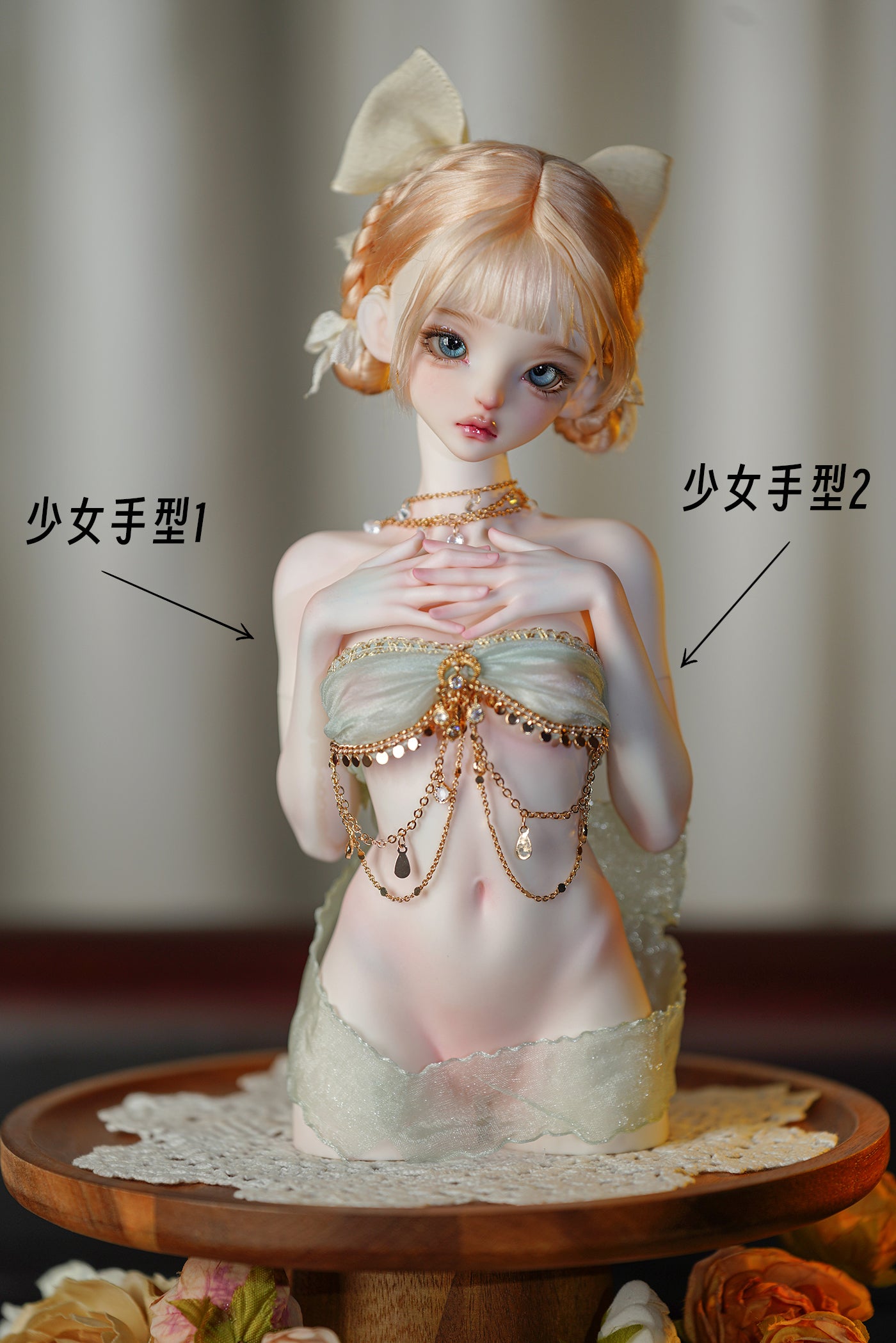 Coral Reef x Jiu Er Cat - All in set (BJD Bust Stand) : PreOrder