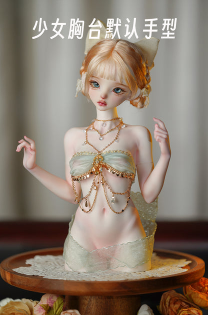 Coral Reef x Jiu Er Cat - Witch & Girl (BJD Bust Stand) : PreOrder