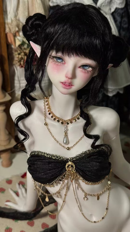 Coral Reef x Jiu Er Cat - Witch & Girl (BJD Bust Stand) : PreOrder