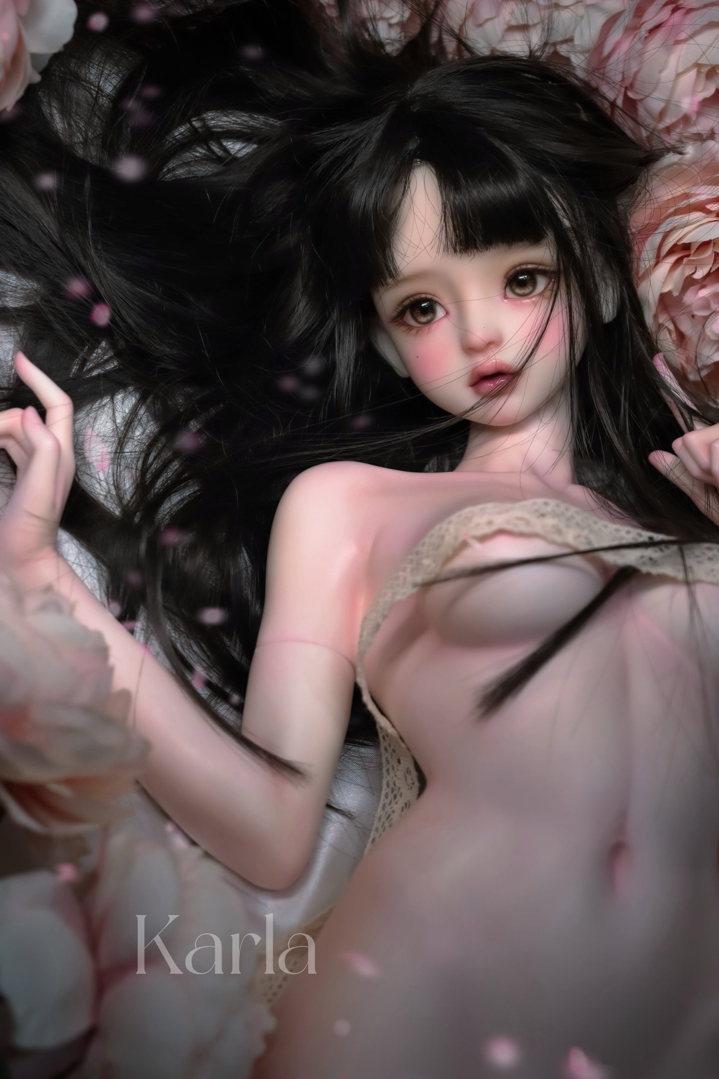 Coral Reef x Jiu Er Cat - Witch & Girl (BJD Bust Stand) : PreOrder