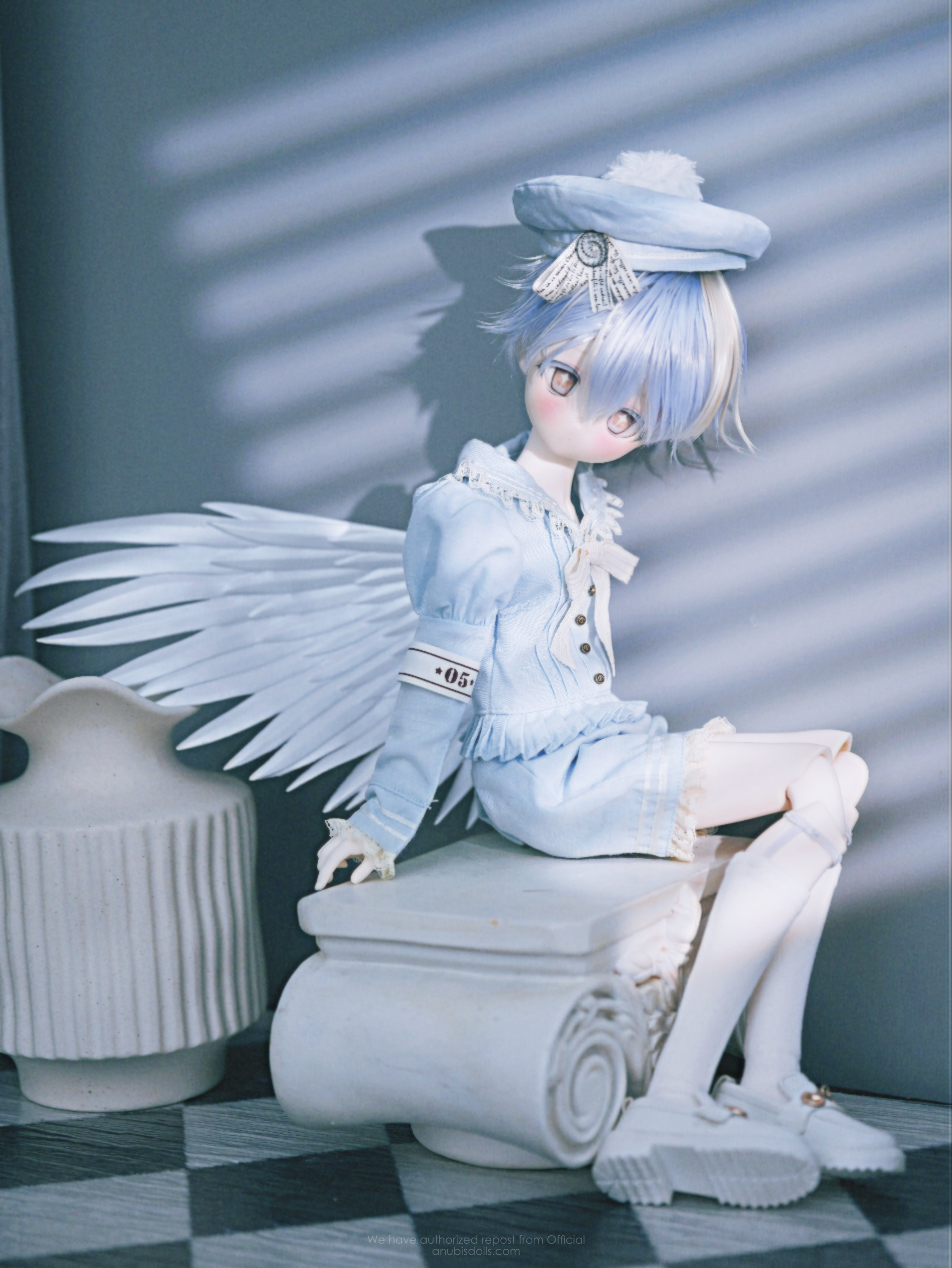 Caroro - White feather (BJD Body) : PreOrder - Anubis Doll Café