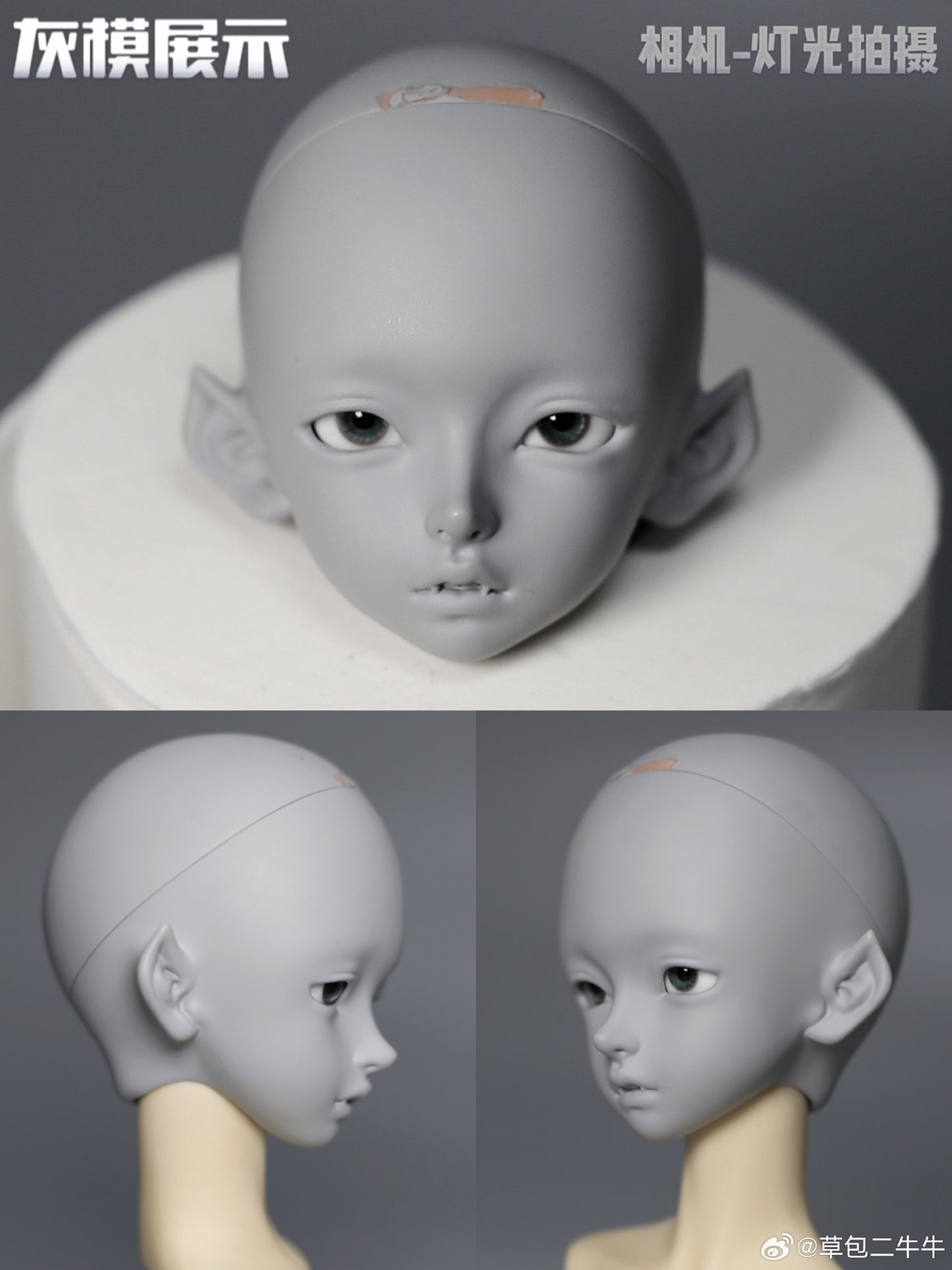 Erniu - Elvis (BJD Head) - Anubis Doll Café