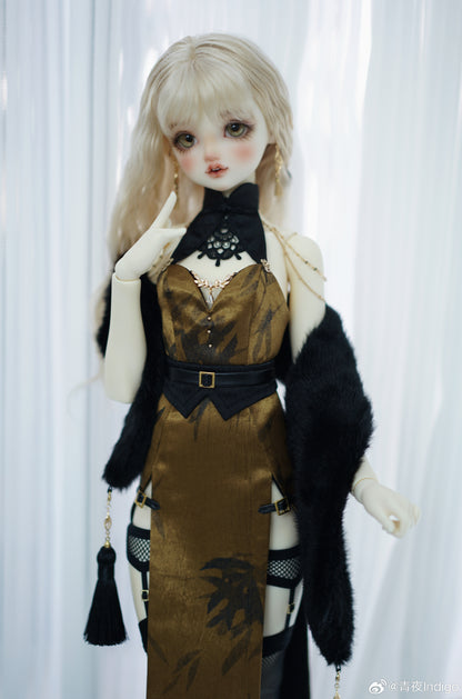 Indigo Night - Cheongsam (BJD Cloth) : PreOrder - Anubis Doll Café