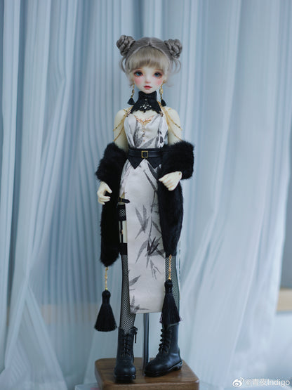 Indigo Night - Cheongsam (BJD Cloth) : PreOrder - Anubis Doll Café