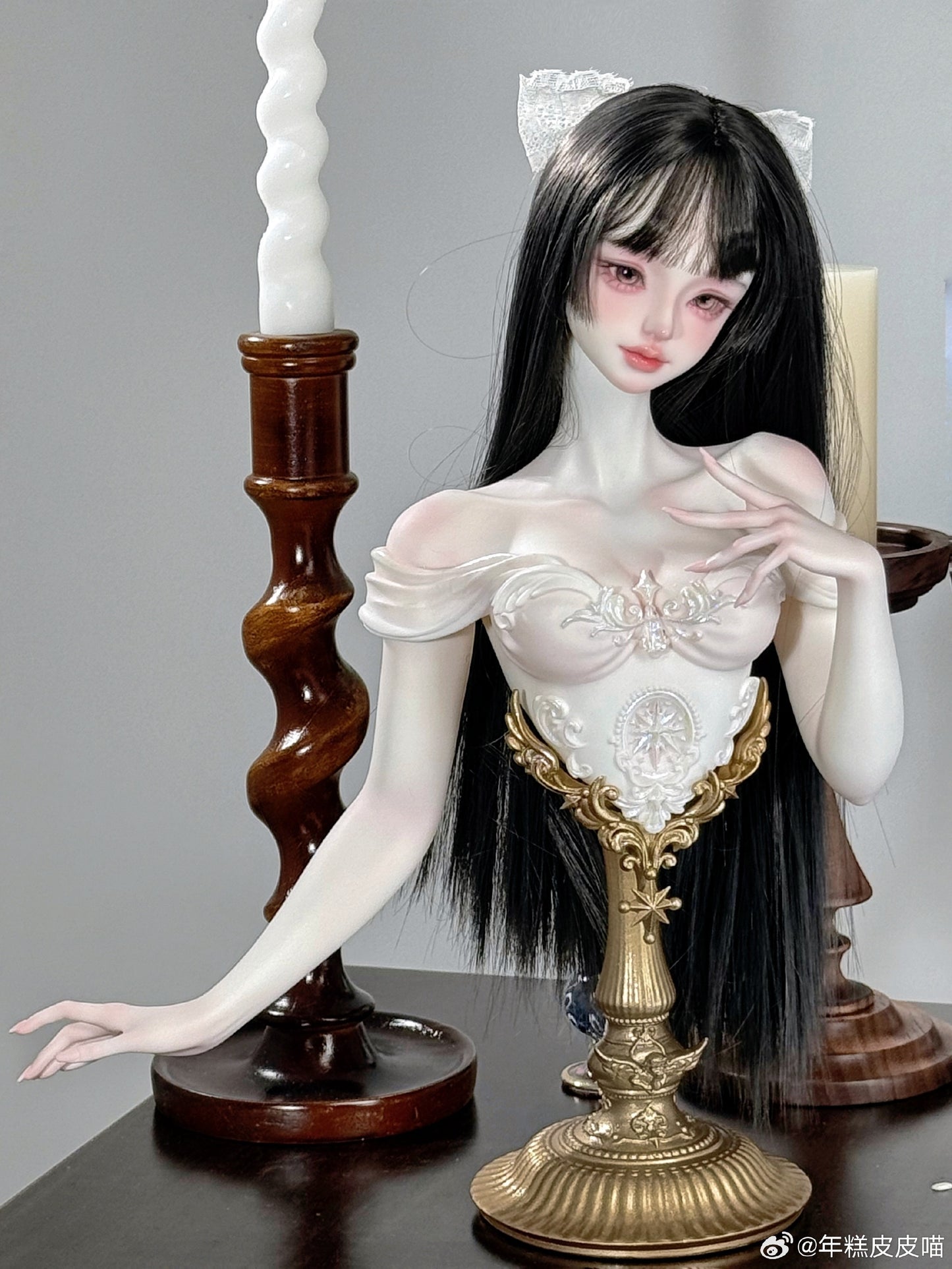 Laluna Doll - Cinderella bust stand (BJD Bust stand) : PreOrder