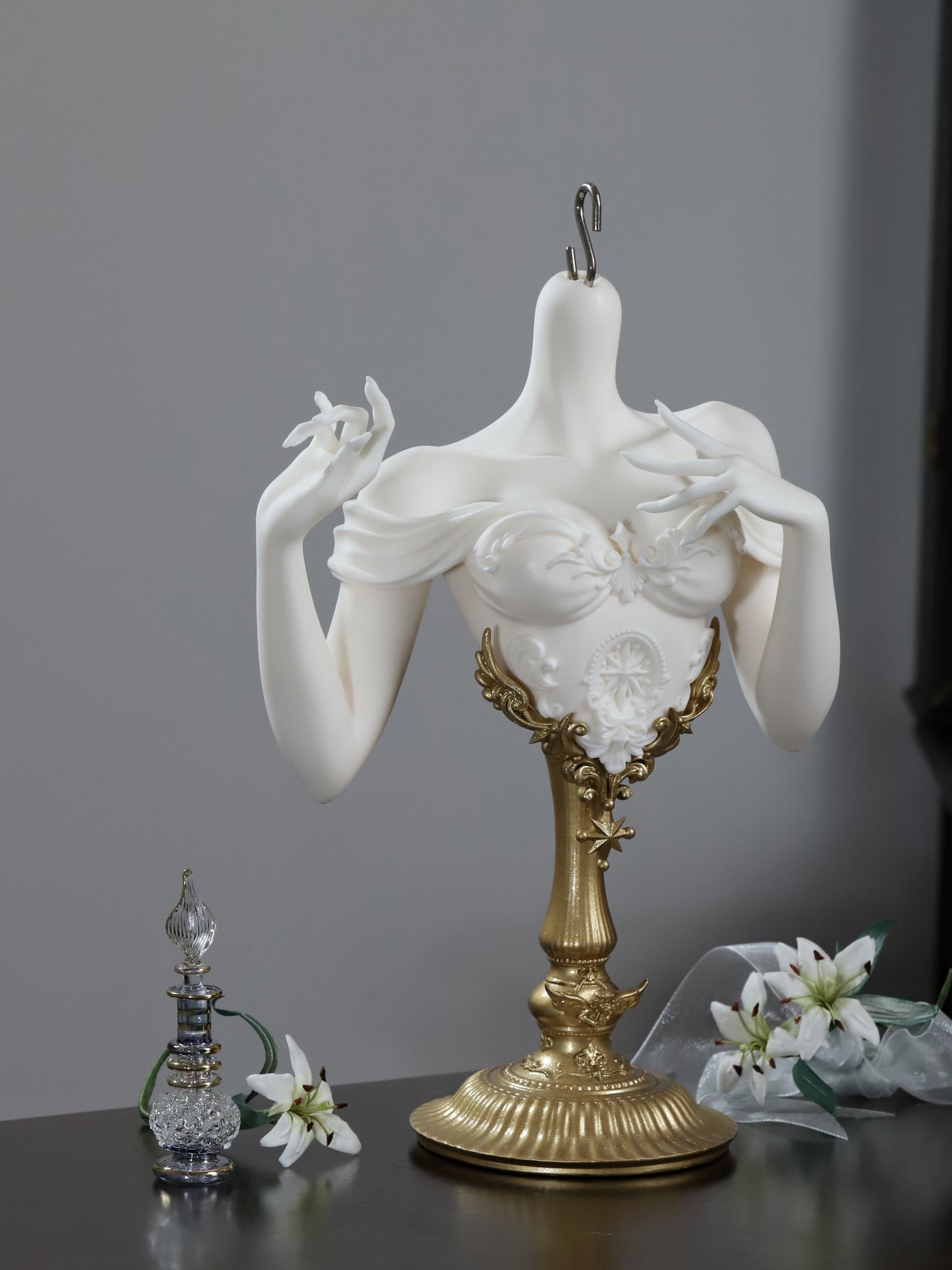 Laluna Doll - Cinderella bust stand (BJD Bust stand) : PreOrder - Anubis Doll Café