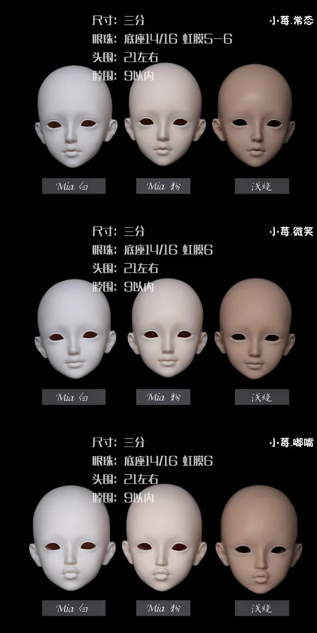 QQDoll - Berry (BJD Head) : PreOrder - Anubis Doll Café