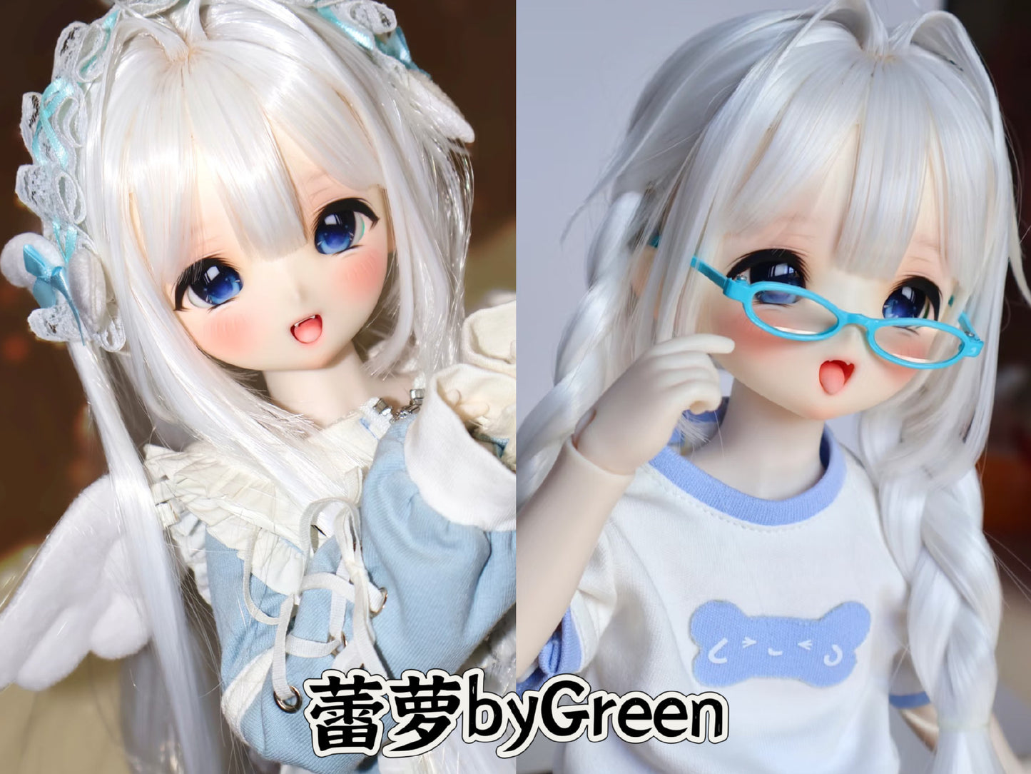 Smallest homemade - Lei Luo & Pero (BJD Head) : PreOrder