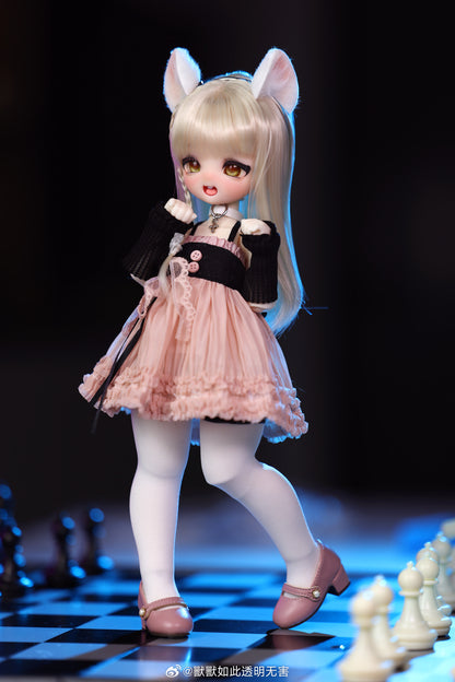 Shoushoudoll - Little meaw bean & Little rabbit bean (BJD doll) - Anubis Doll Café