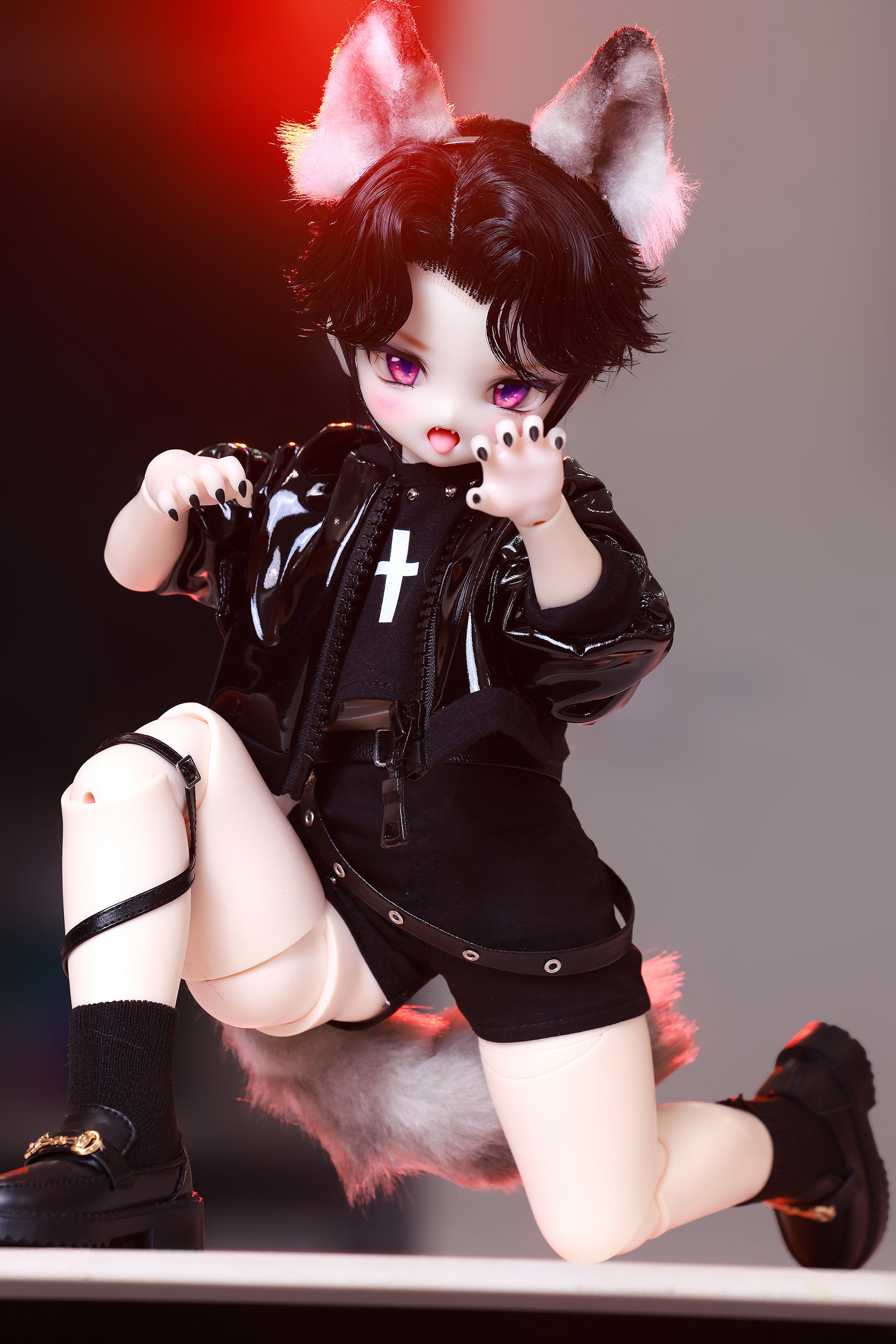Anubis Rabbit Shoushoudoll - Rabbit doudou & Nicole & Meaw bean(หัวBJD) : พรีออเดอร์ ...