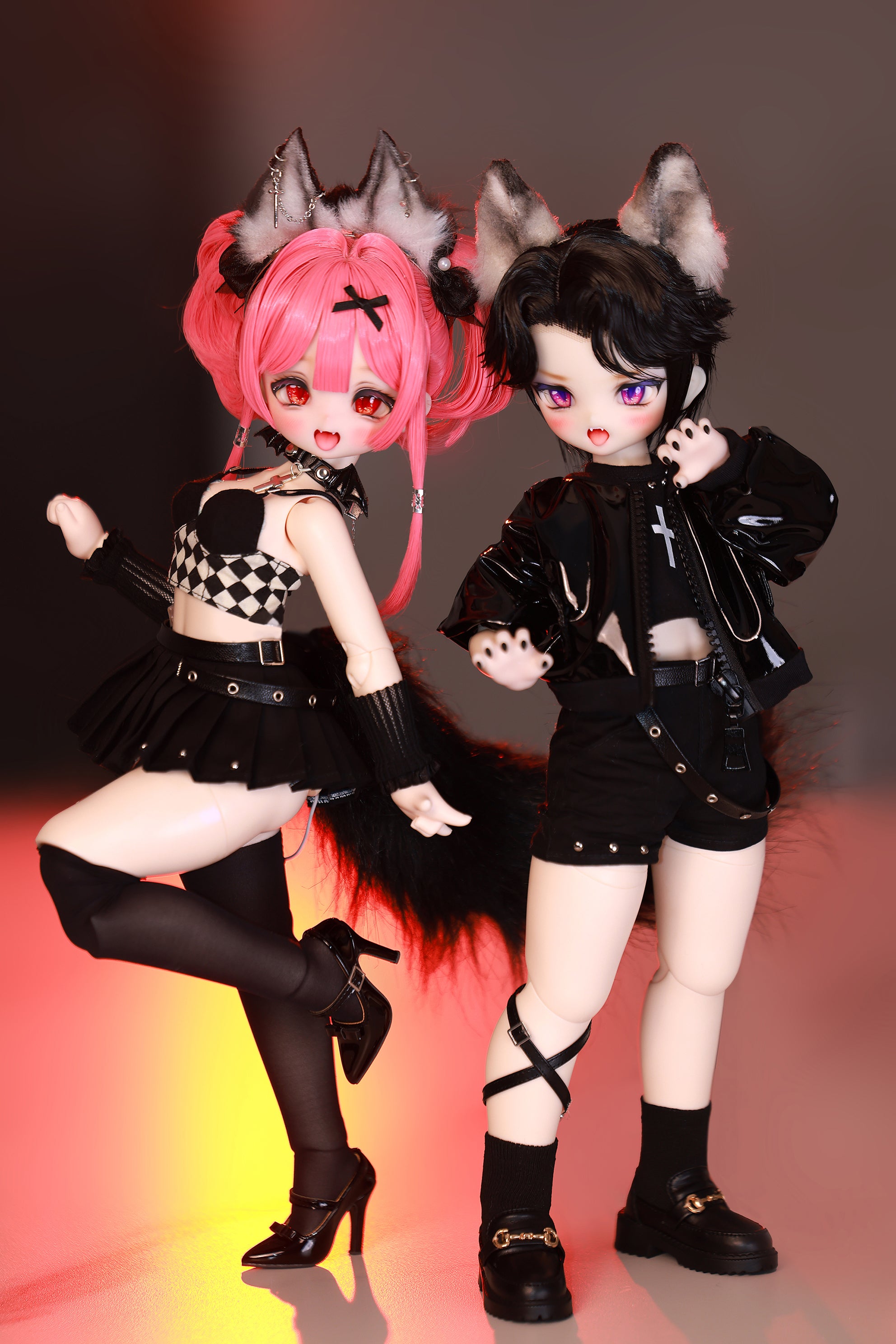 Anubis Rabbit Shoushoudoll - Rabbit doudou & Nicole & Meaw bean(หัวBJD) : พรีออเดอร์ ...
