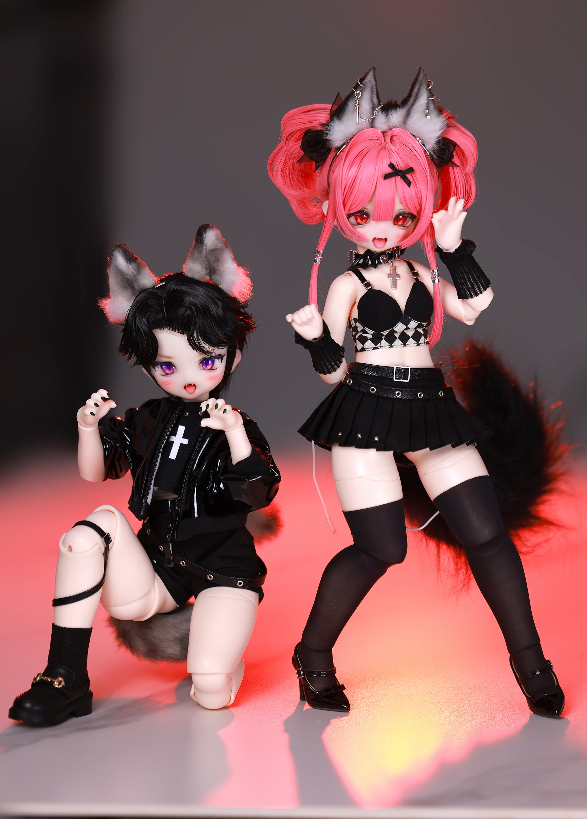 Anubis Rabbit Shoushoudoll - Rabbit doudou & Nicole & Meaw bean(BJD Head) : PreOrder ...
