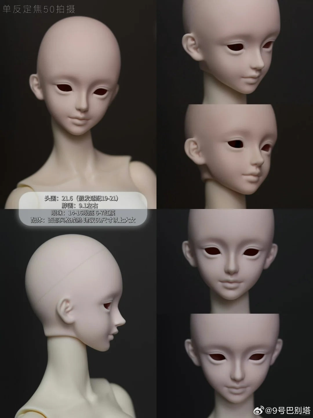 Tower of Babel No.9 - Shu 1/3 and 1/4 Basic , Halfsleep , Smileless (หัวBJD) : พรีออเดอร์