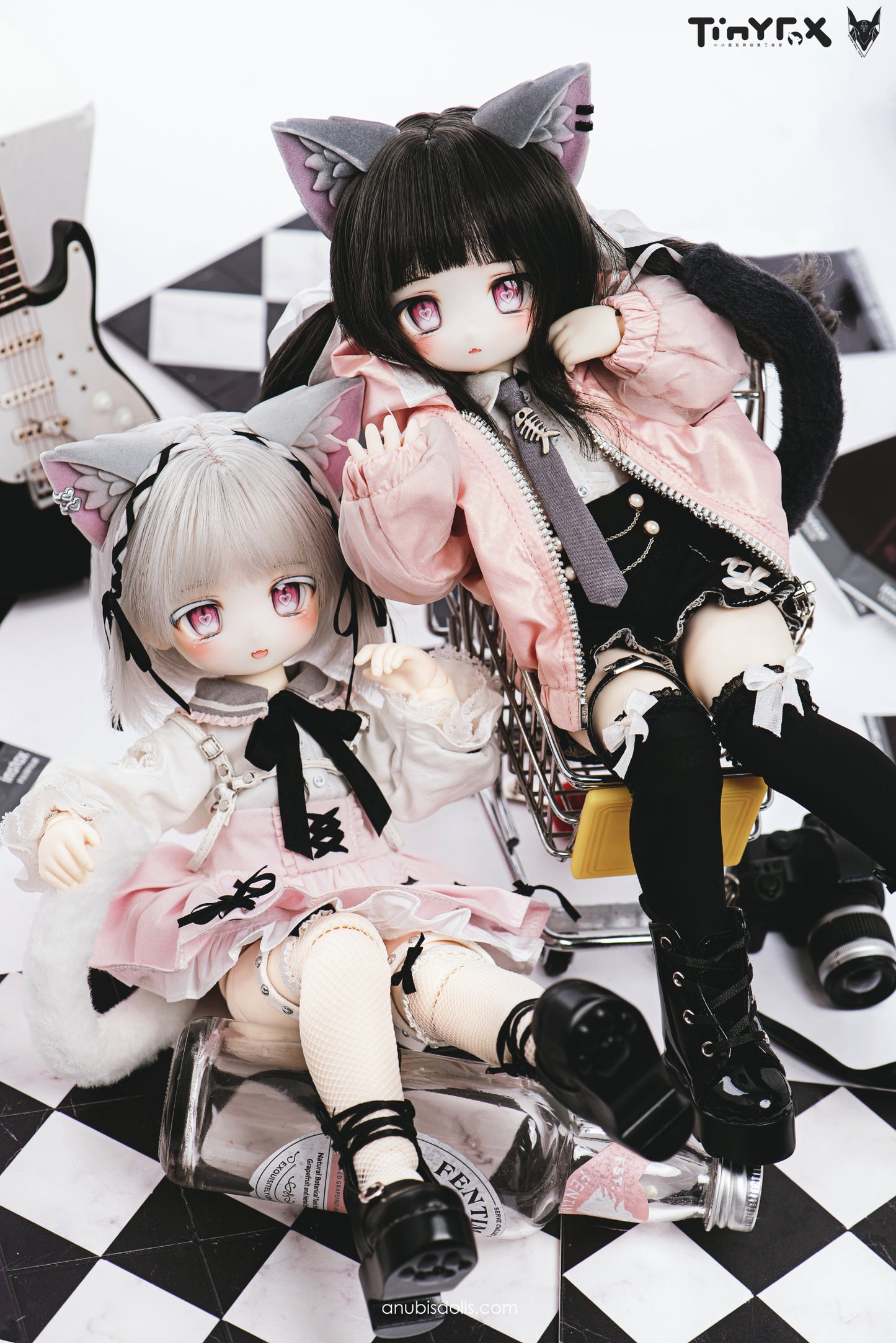 Tinyfox Fullset KURONEKO&SHIRONEKO : PreOrder - Anubis Doll Café