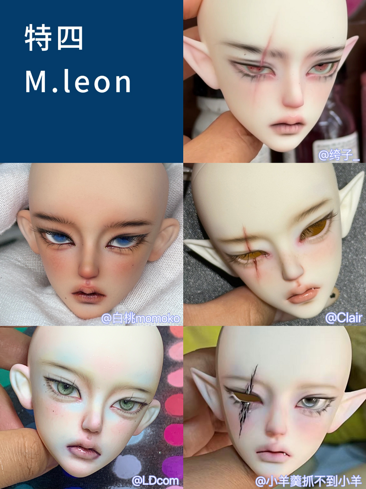 WonderlandDoll - 1/4 Ellis, M.leon (BJD Head , Nudedoll) : PreOrder