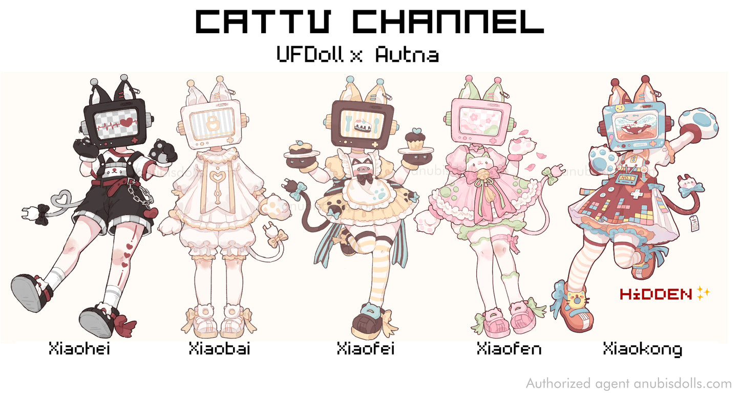 UFDoll blind box 'catTV Channel' 1/6 : PreOrder - Anubis Doll Café