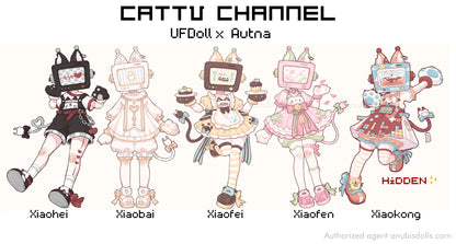 UFDoll blind box 'catTV Channel' 1/6 : PreOrder - Anubis Doll Café