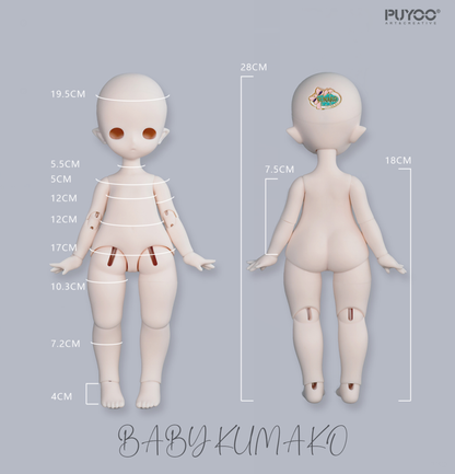 Baby Kumako body size