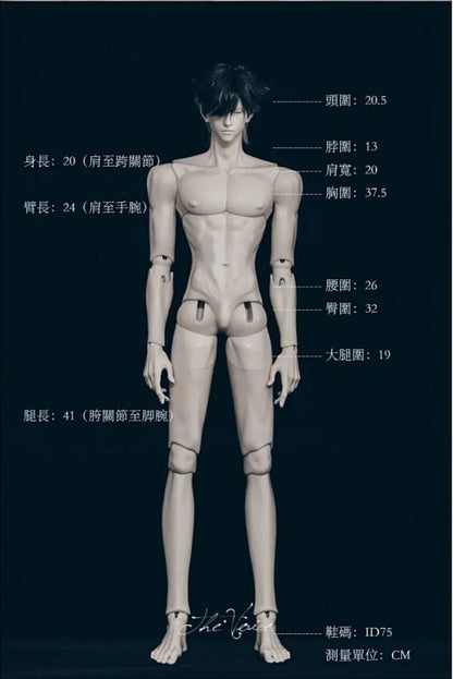 the Voice - Taiyang / Sun White Skin (BJD Nudedoll) : Instock - Anubis Doll Café